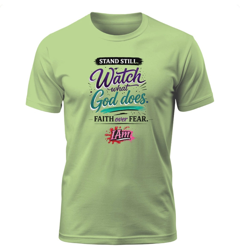 Stand Still & Watch – Faith Over Fear Tee - Exodus edition