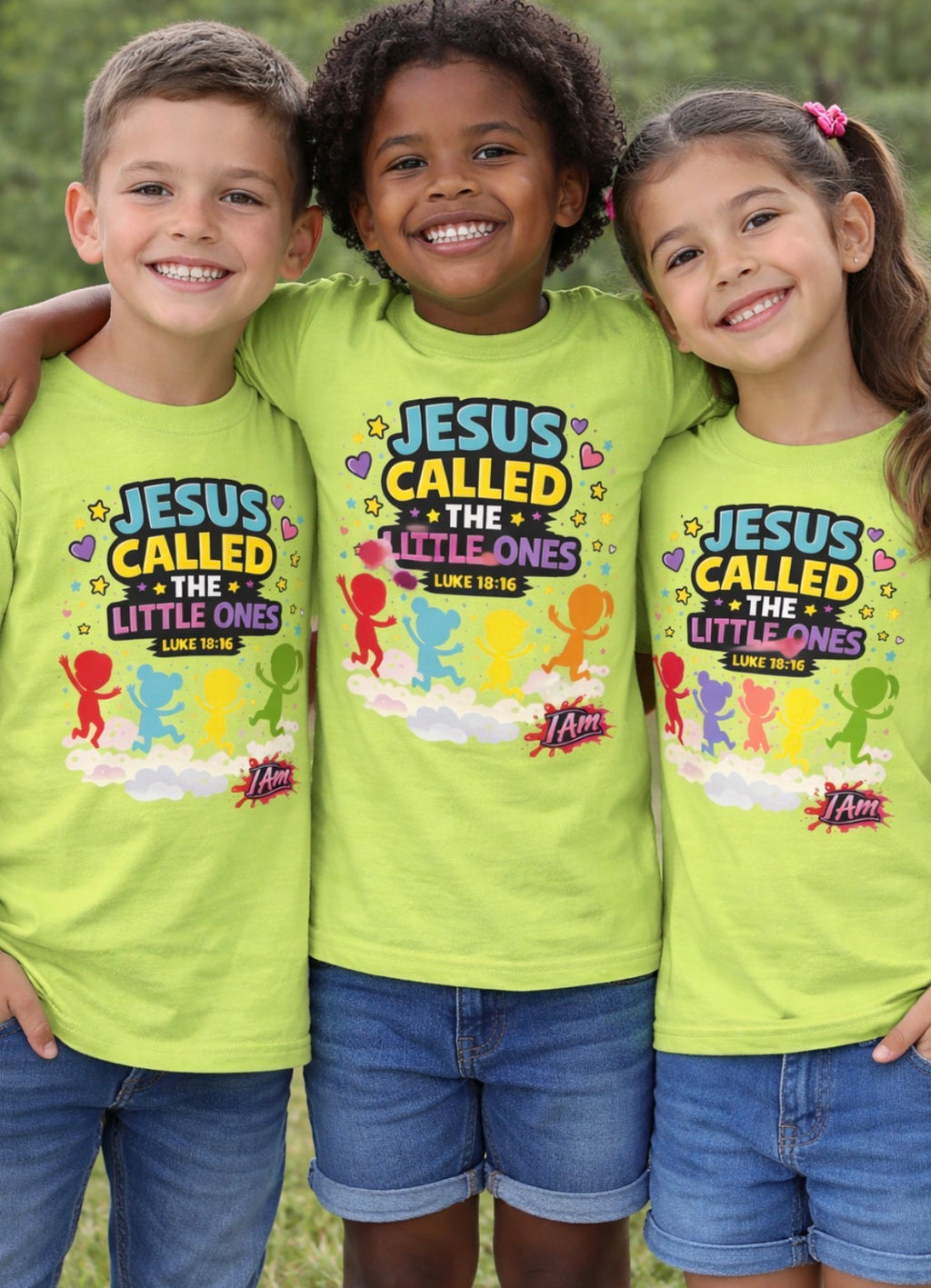 Jesus Called the Little Ones - Kids Faith Tee (Luke 18:16)