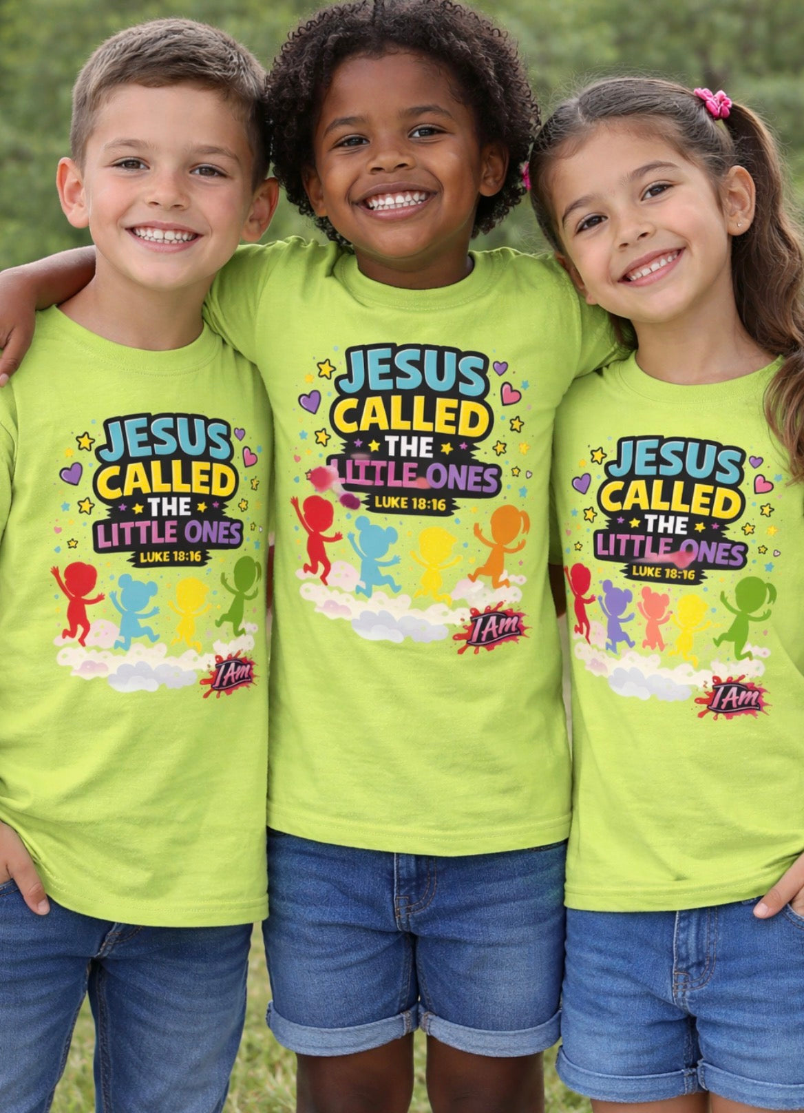 Jesus Called the Little Ones - Kids Faith Tee (Luke 18:16)