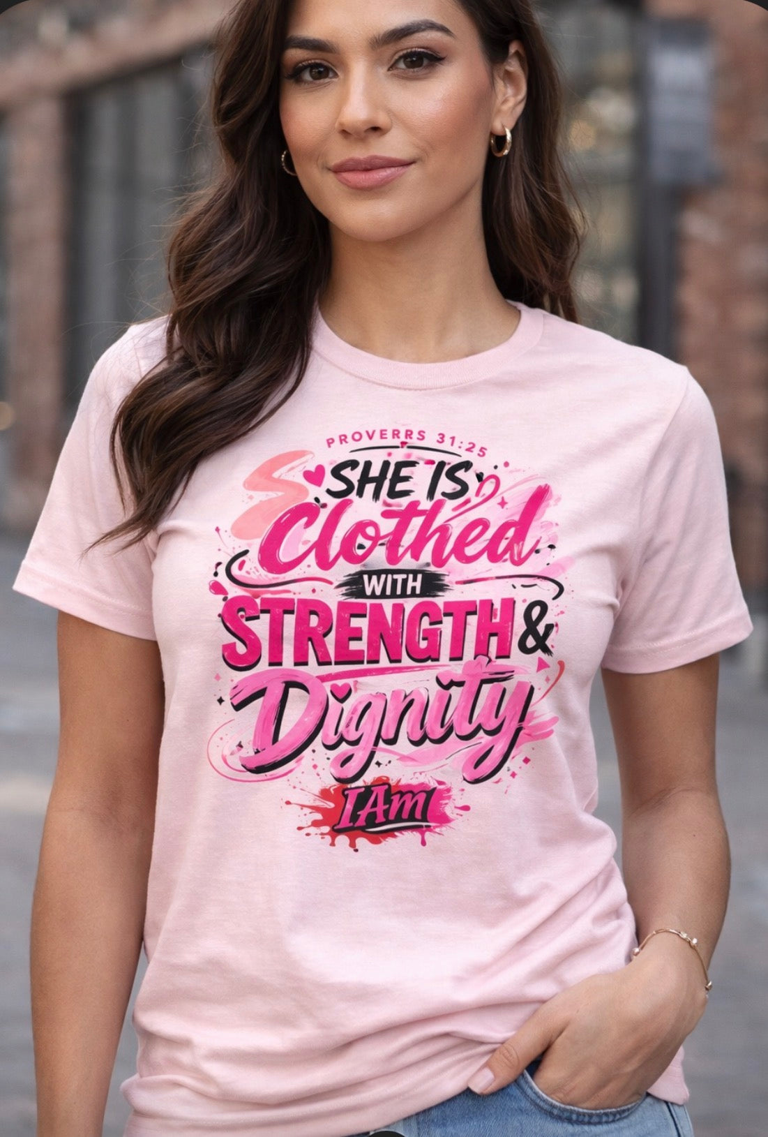 Clothed in Strength & Dignity Tee – Proverbs 31:25
