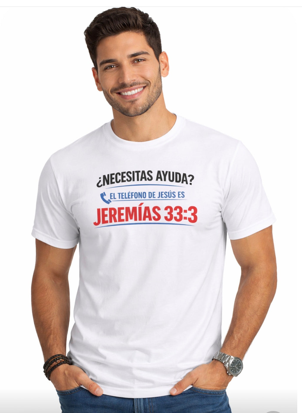 El Teléfono de Jesús – Jeremías 33:3 T-Shirt