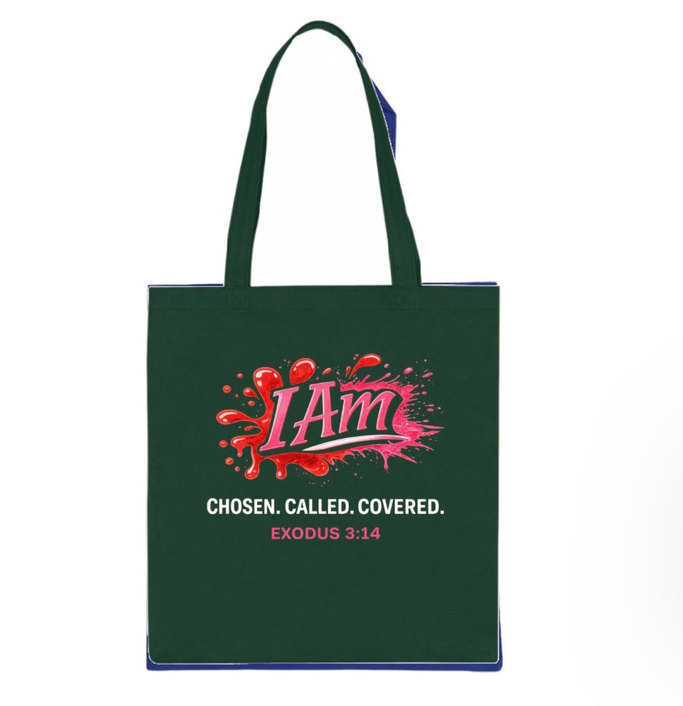Chosen. Called. Covered.” I Am Tote Bag – Exodus 3:14