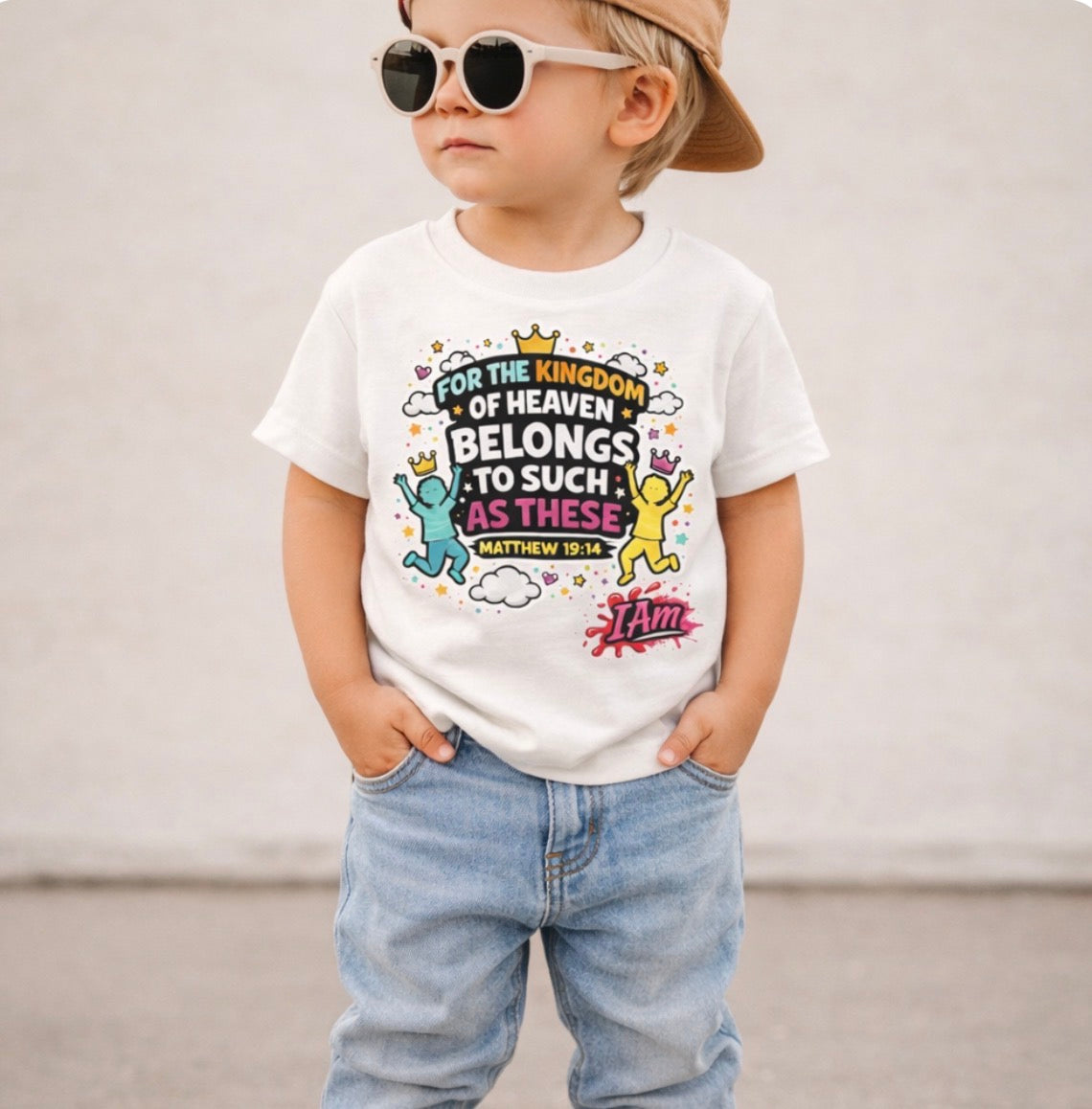 Kingdom Kids Tee – Bold Faith toddler  Matthew 19:14