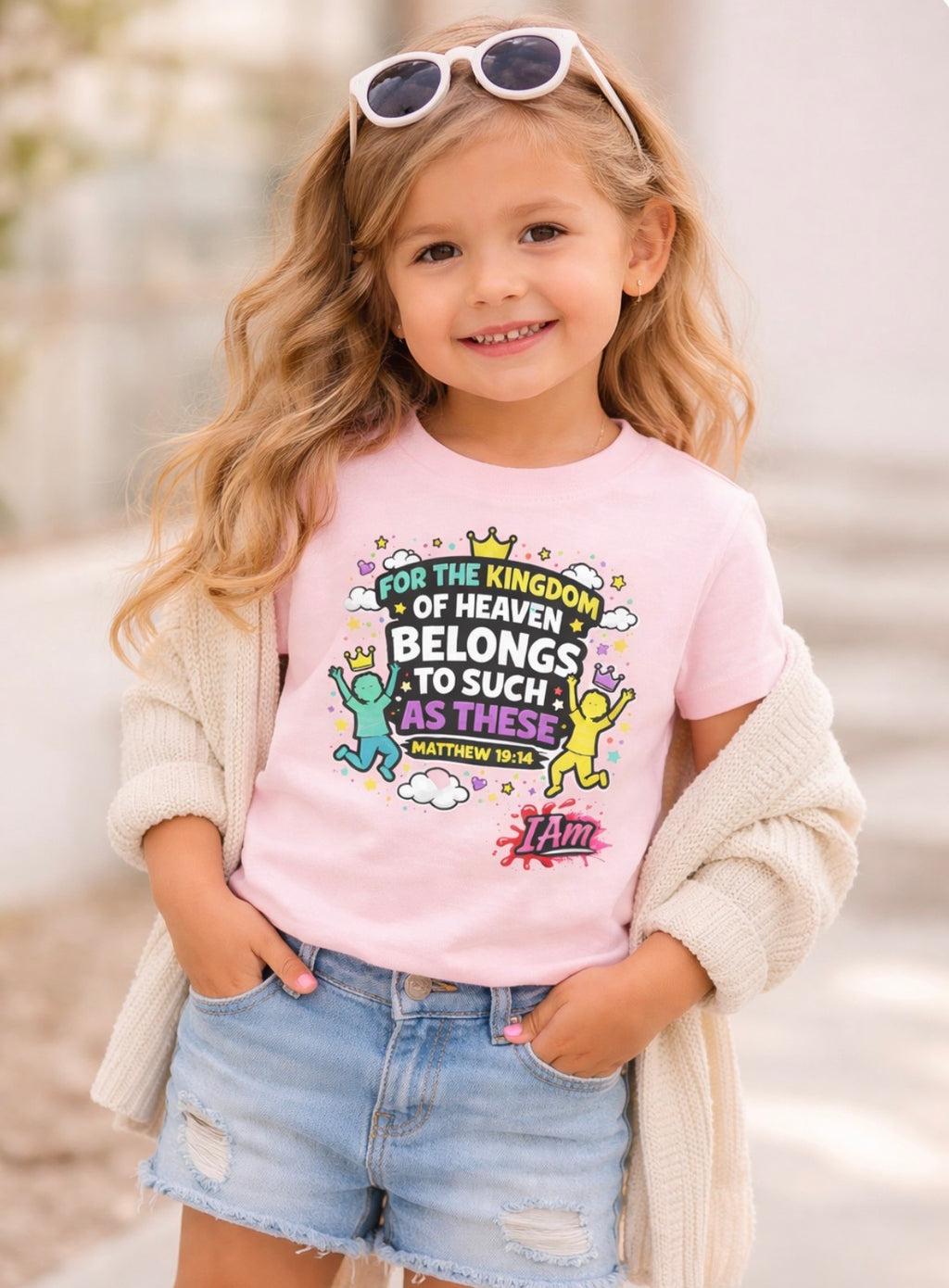 Kingdom Kids Tee – Bold Faith toddler  Matthew 19:14