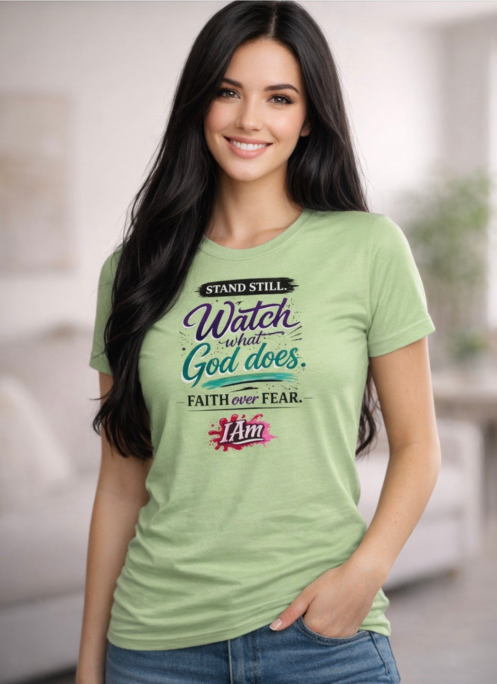 Stand Still & Watch – Faith Over Fear Tee - Exodus edition