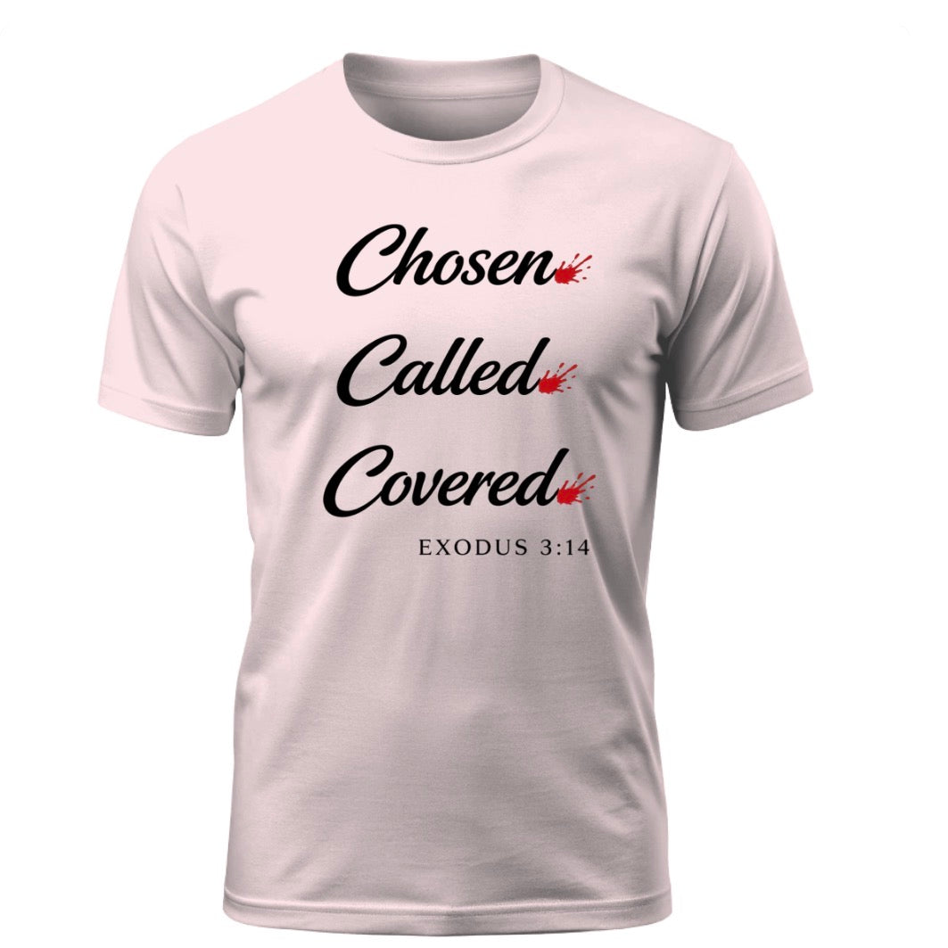 I AM “Chosen. Called. Covered.” Tee – Exodus 3:14 - The Exodus edition