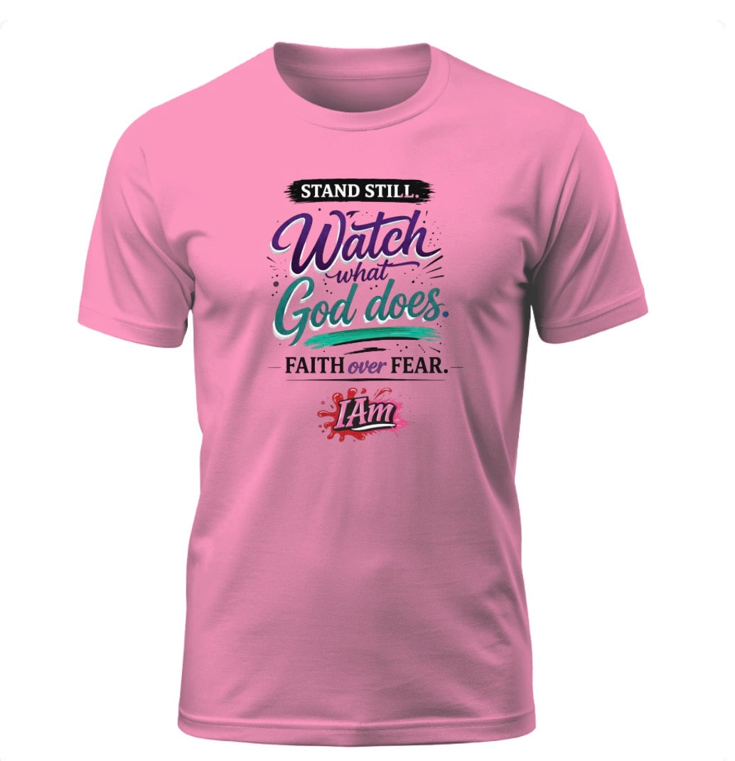 Stand Still & Watch – Faith Over Fear Tee - Exodus edition