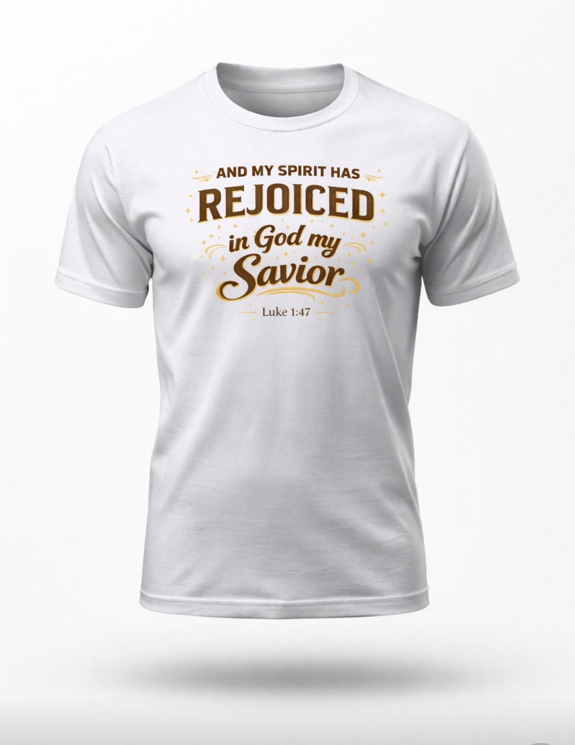 Rejoiced in My Savior Tee – Luke 1:47