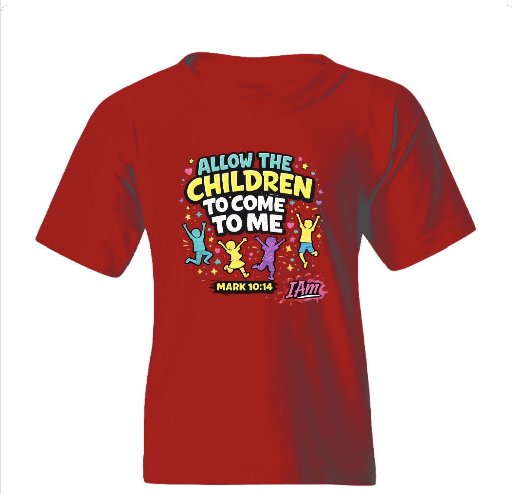 “Let the Children Come” – Faith Kids Tee  Mark 10:14