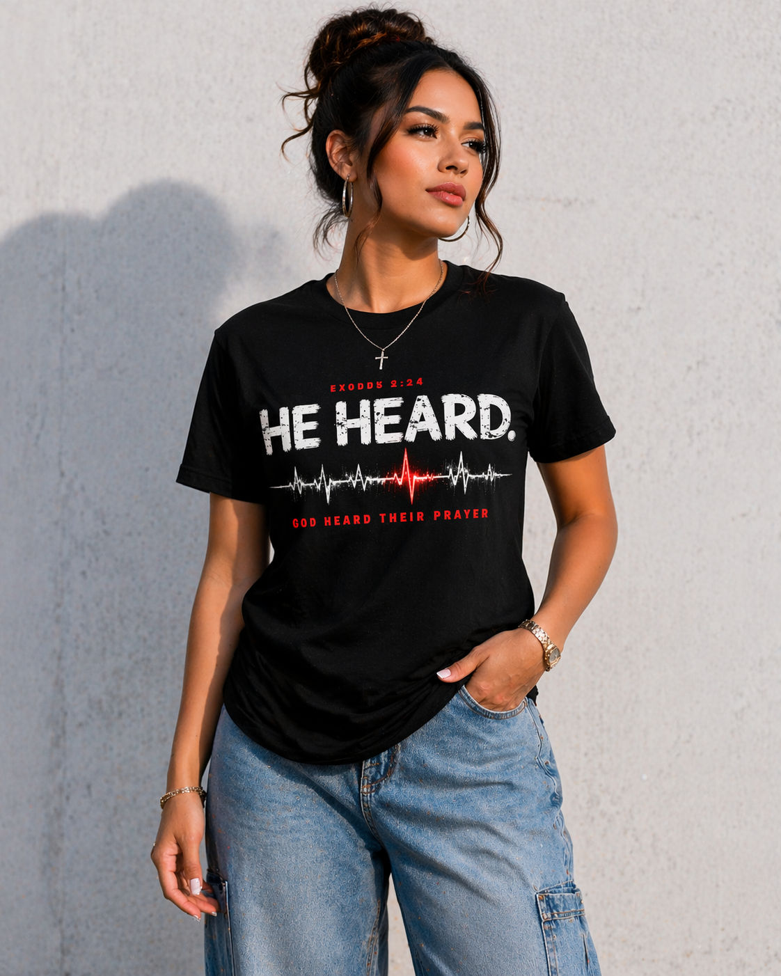 He Heard. – Exodus 2:24 Tee