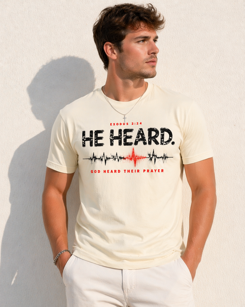 He Heard. – Exodus 2:24 Tee