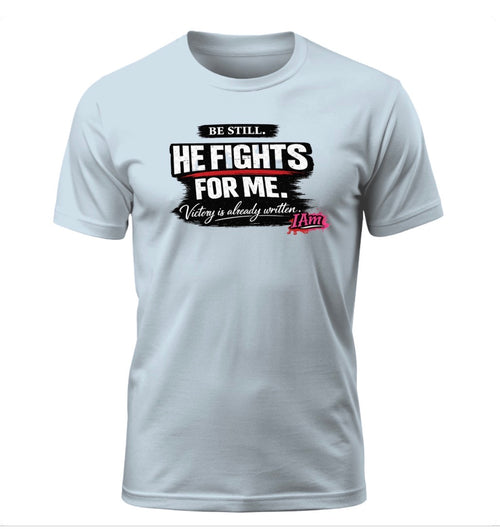 He Fights For Me” Scripture Tee - The Exodus edition