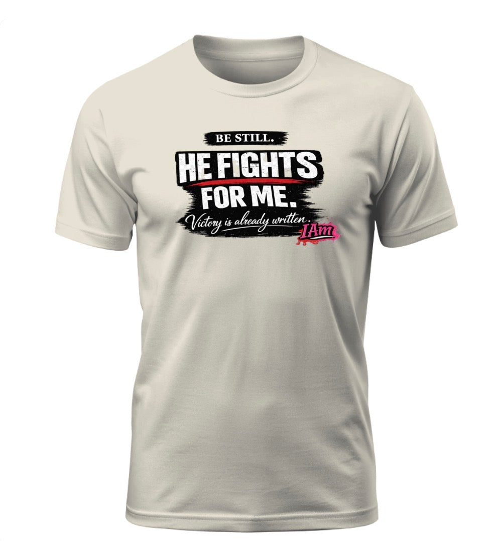 He Fights For Me” Scripture Tee - The Exodus edition