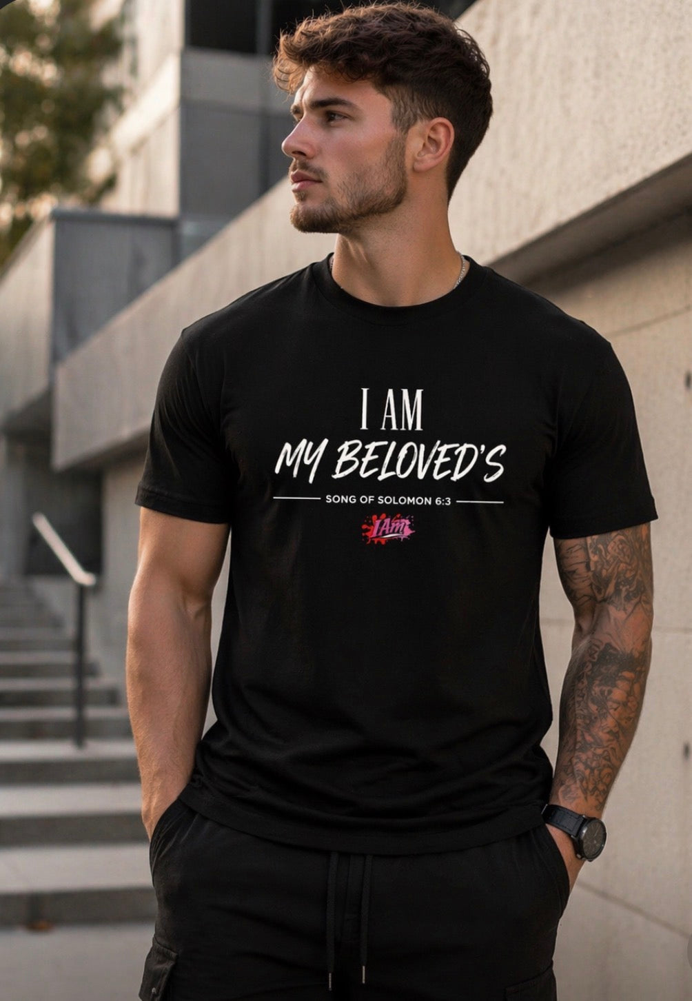 I Am My Beloved’s Tee – Men’s Faith Collection - Song of Solomon 6:3