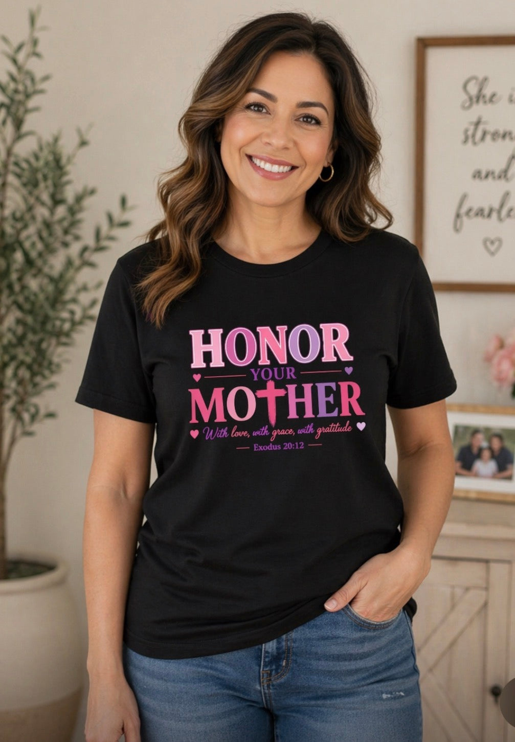 Honor Your Mother Tee – Exodus 20:12