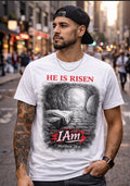 I AM “He Is Risen” Resurrection Tee – The Book of Matthew edition