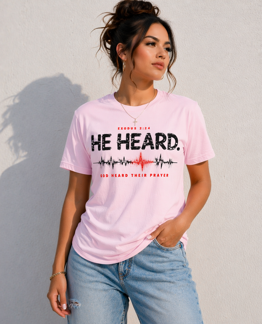 He Heard. – Exodus 2:24 Tee